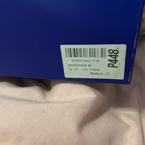 P448 Fergie Slide Sandal pink suede Size EU 41